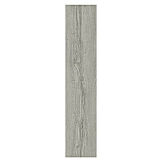 Suelo de vinilo Sella (1.220 x 182 x 7 mm, Efecto madera, Gris)