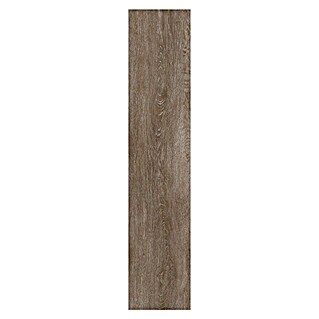 Suelo de vinilo Segre (1.220 x 182 x 7 mm, Efecto madera, Marrón)