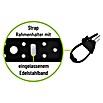 Eufab Rahmenhalter (Lang, Durchmesser: 3 cm - 10 cm, Länge: 32 cm) | BAUHAUS