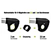 Eufab Rahmenhalter (Lang, Durchmesser: 3 cm - 10 cm, Länge: 32 cm) | BAUHAUS