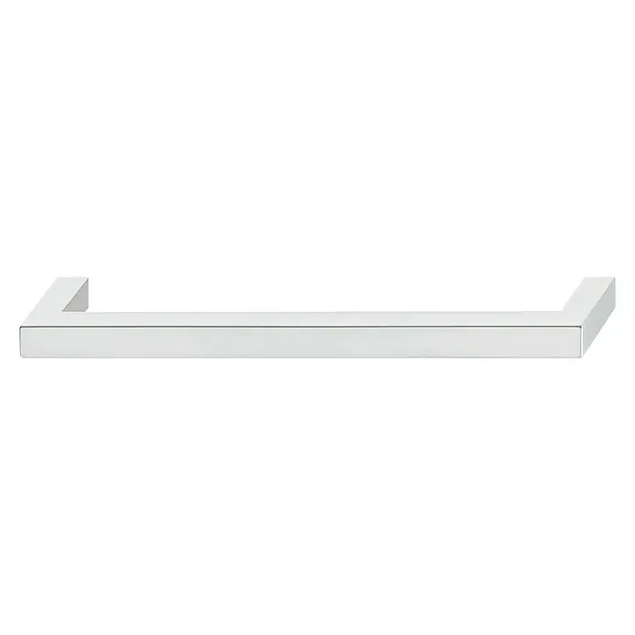 Häfele Tirador para muebles - Tipo de tirador del mueble: Estribo, L x An x Al: 138 x 10 x 32 mm, Otros, Cromado - Un toallero sencillo y moderno de cromo pulido. El diseño minimalista encaja perfectamente en cualquier baño.