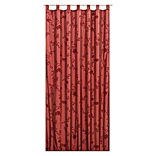 Elbersdrucke Schlaufenschal Bonjour Taft (140 x 255 cm, 100 % Polyester, Rot)