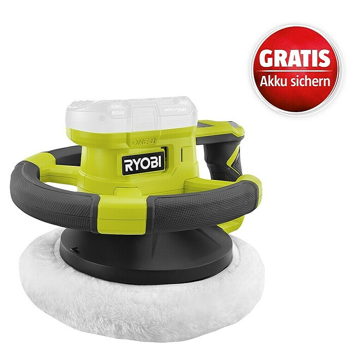 Ryobi ONE+ Poliermaschine RBP18250-0 (18 V, Ohne Akku, Leerlaufdrehzahl: 2.000 U/min - 3.600 U/min) | BAUHAUS