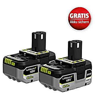 Ryobi ONE+HP Akku Set RB1850X2 (18 V, 5 Ah, 2 Akkus)