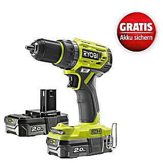 Ryobi ONE+ Akku-Bohrschrauber R18DD7-220S (18 V, 2 Akkus, 2 Ah, 60 Nm)