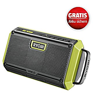 Ryobi ONE+ Bluetooth-Lautsprecher Pro RBT18-0 (18 V, Ohne Akku, Ausgangsleistung Lautsprecher: 2 x 15 W)