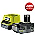 Ryobi ONE+ Akku & Ladegerät Starter-Kit RC18120-140X 