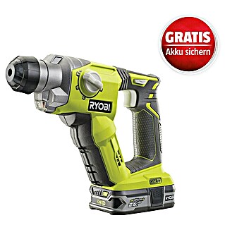 Ryobi ONE+ Akku-Kombihammer R18SDS-125S (18 V, 1 Akku, 2,5 Ah, 1,3 J)