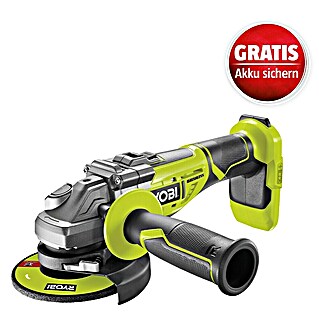 Ryobi ONE+ Akku-Winkelschleifer R18AG7-0 (18 V, Ohne Akku, Leerlaufdrehzahl: 11.000 U/min)