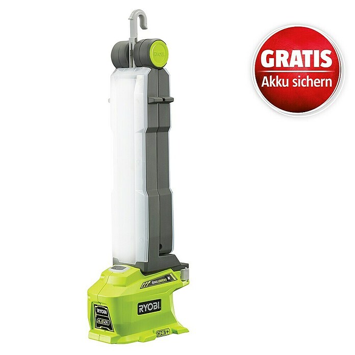 Ryobi ONE+ LED-Arbeitsleuchte (18 V, Li-Ionen, Ohne Akku, 850 lm)