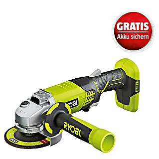 Ryobi ONE+ Akku-Winkelschleifer R18AG-0 (18 V, Li-Ionen, Ohne Akku, Durchmesser Scheibe: 115 mm, 7.500 U/min)