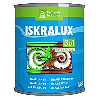 Lak u boji ISKRALUX 3U1 (Antracit, 750 ml, Mat)