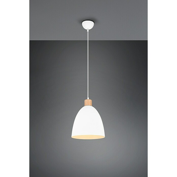 Reality Leuchten Lámpara colgante Jagger (40 W, Ø x Al: 25 x 150 cm, Blanco, E27) | BAUHAUS
