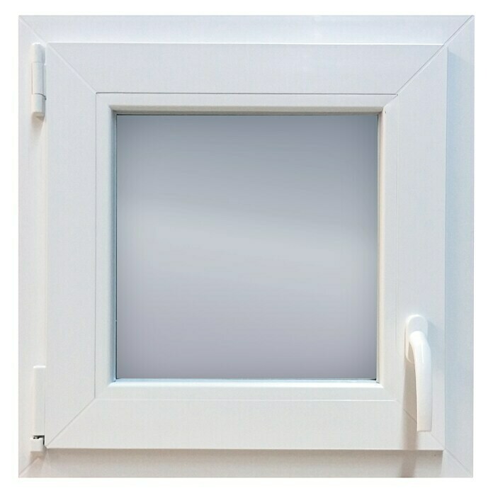 experimental sólido Increíble Solid Elements Set de ventana de PVC Practicable-Oscilobatiente (60 x 60  cm, Izquierda, Blanco, Sin persiana) | BAUHAUS