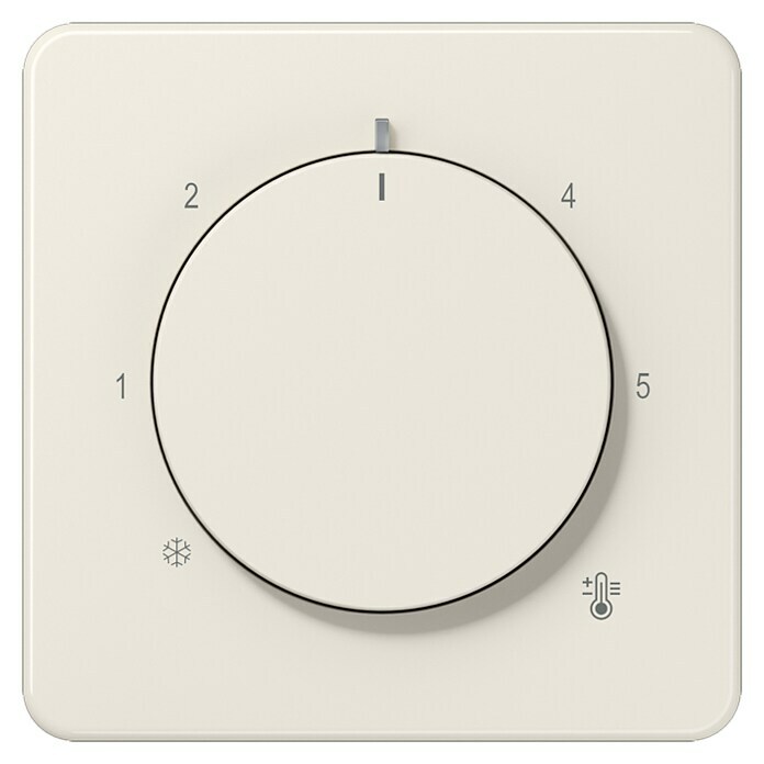 Jung CD 500 Thermostat-Abdeckung CD1749BF (Weiß glänzend, Kunststoff, Unterputz) | BAUHAUS