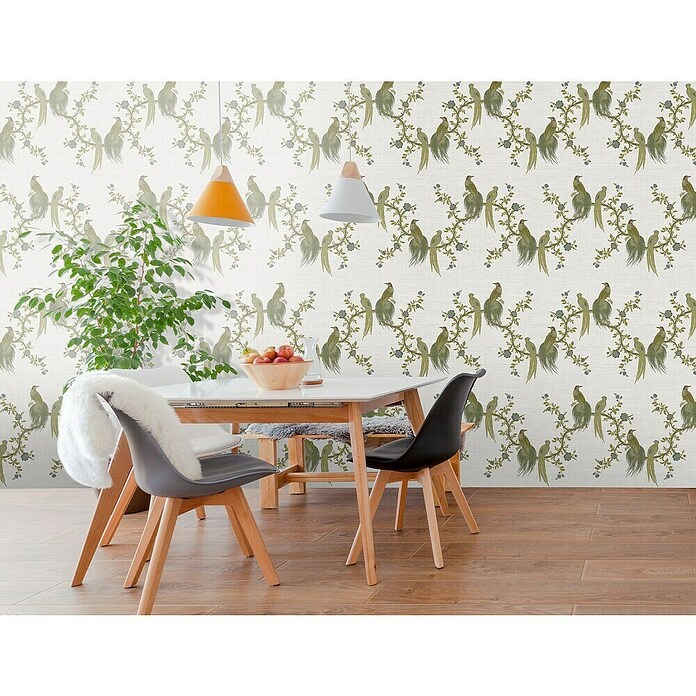 Bariperfil Revestimiento de pared de PVC Sewbirds (260 x 33,3 cm, Sewbirds) | BAUHAUS