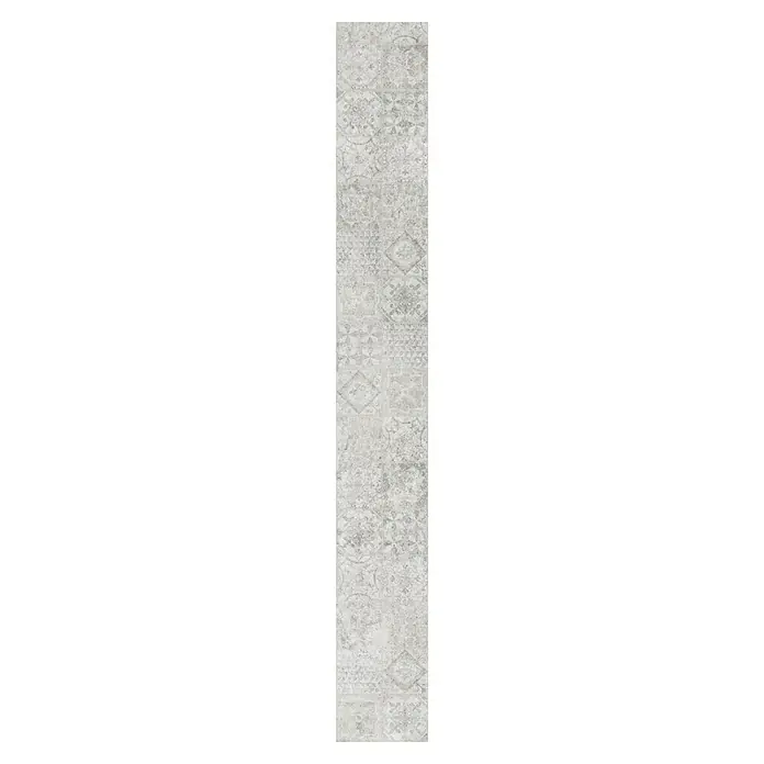 Bariperfil Revestimiento de pared de PVC Essence - 260 x 33,3 cm, Essence - Papel pintado decorativo gris con un sutil patrón floral, creando una estética elegante y atemporal para cualquier habitación.