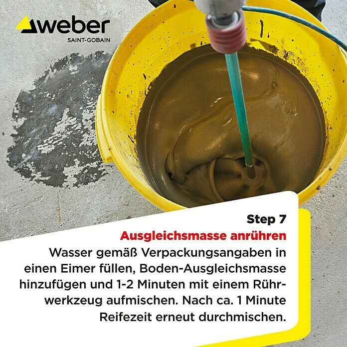 SG Weber Ausgleichsmasse (22 kg, Schichtdicke: 1 mm - 40 mm) | BAUHAUS