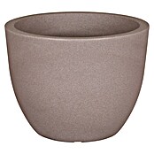 Geli Pflanztopf Rimini (Außendurchmesser: 50 cm, Höhe: 38,5 cm, Kunststoff, Taupe)