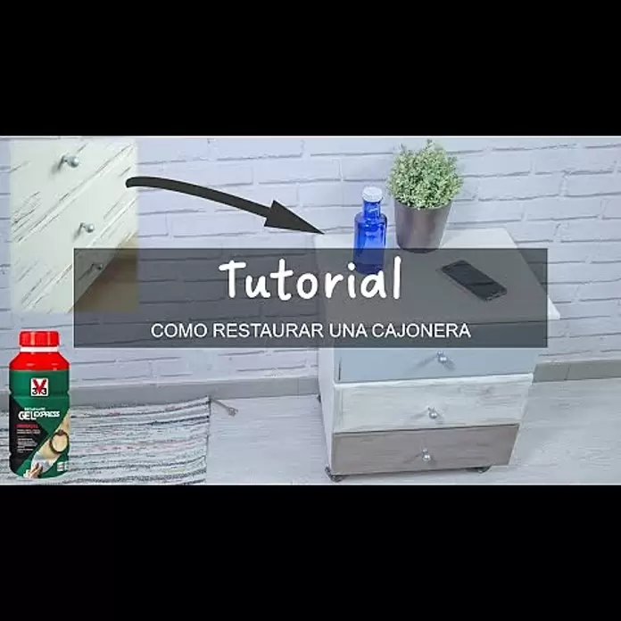 V33 Decapante Universal - 500 ml - Tutorial V33 - Como restaurar una cajonera