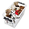 SmartStore Aufbewahrungsbox Classic (L x B x H: 72 x 40 x 39 cm, Kunststoff, Transparent)