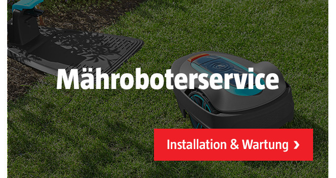 Mähroboter installieren und warten