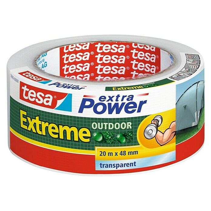 Tesa Trak  (Bela, 12 m x 12 mm) | 6366 - Wetterfeste Abdeckbänder | HCDC - Malerbänder | HCD - Kleber | HC - Kleber | H - Innendeko/Farben | BAUHAUS