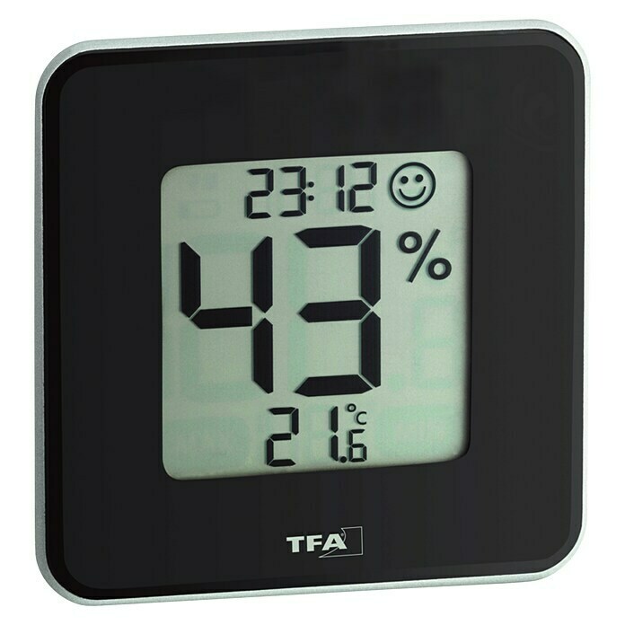 TFA Dostmann Thermo-Hygrometer Style (Digital, Breite: 10,5 cm)