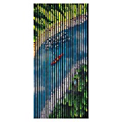 Akustikpaneel (L x B x H: 2 400 x 1 133 x 19 mm, Blau/Grün/Gelb, Fluss 01) | BAUHAUS