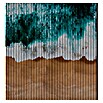 Akustikpaneel (L x B x H: 2 400 x 2 253 x 19 mm, Blau/Weiß/Gelb, Meer 01) | BAUHAUS