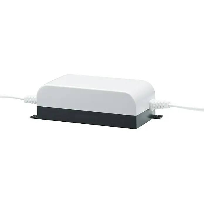 Paulmann YourLED Bobina de reactancia - 48 W - Dispositivo electrónico blanco y negro con cables de alimentación.