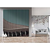 Akustikpaneel (L x B x H: 2 400 x 2 253 x 19 mm, Grün/Braun, Architecture 01) | BAUHAUS