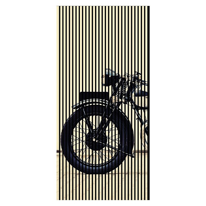 Akustikpaneel (L x B x H: 2 400 x 1 133 x 19 mm, Schwarz/Weiss, Motorrad 01) | BAUHAUS
