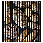 Akustikpaneel (Motiv: Brot 01, L x B x H: 2 400 x 2 253 x 19 mm, Schwarz/Braun, Anzahl Paneele: 4 Stk.) | BAUHAUS