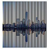 Akustikpaneel (L x B x H: 2 400 x 2 253 x 19 mm, Blau/Grau, New York 01) | BAUHAUS