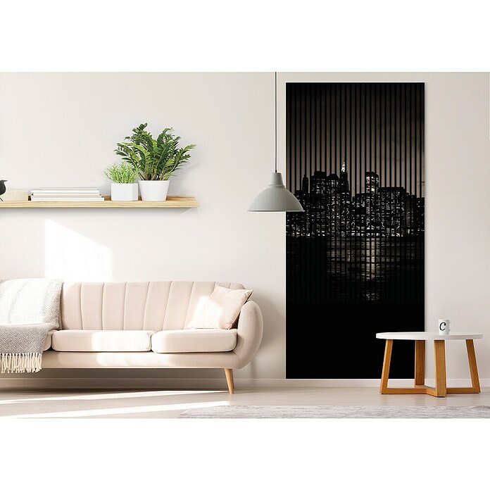 Akustikpaneel (L x B x H: 2 400 x 1 133 x 19 mm, Schwarz, New York 02) | BAUHAUS
