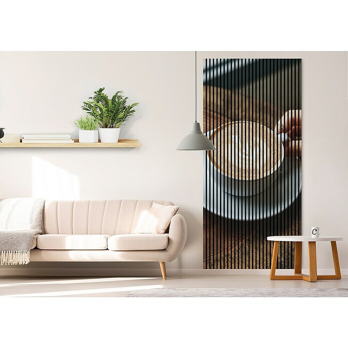 Akustikpaneel (L x B x H: 2 400 x 1 133 x 19 mm, Braun/Weiss, Kaffee 01) | BAUHAUS