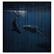 Akustikpaneel (L x B x H: 2 400 x 2 253 x 19 mm, Blau/Schwarz, Wal 01) | BAUHAUS