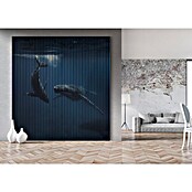 Akustikpaneel (L x B x H: 2 400 x 2 253 x 19 mm, Blau/Schwarz, Wal 01) | BAUHAUS