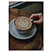 Akustikpaneel (L x B x H: 2 400 x 1 693 x 19 mm, Braun/Weiß, Kaffee 01) | BAUHAUS