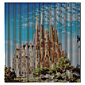 Akustikpaneel (L x B x H: 2 400 x 2 253 x 19 mm, Blau/Braun, Barcelona 01) | BAUHAUS
