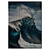 Akustikpaneel (L x B x H: 2 400 x 1 693 x 19 mm, Blau/Weiß, Wave 01) | BAUHAUS