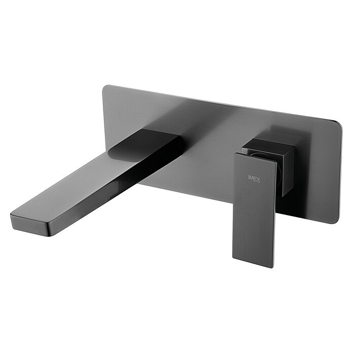 Imex Pisa Grifo de lavabo empotrado (Black gun metal) | BAUHAUS