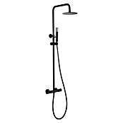 Imex Génova Sistema de ducha (Grifo termostático, Negro) | BAUHAUS