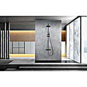 Imex Génova Sistema de ducha (Grifo termostático, Black gun metal) | BAUHAUS