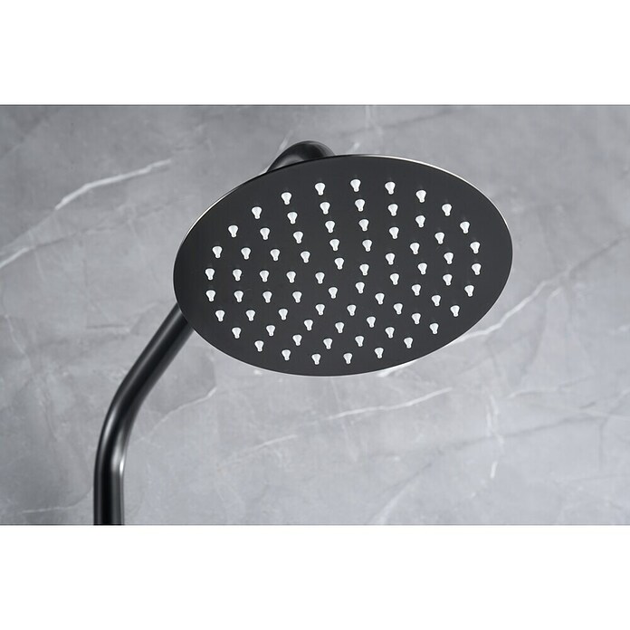 Imex Génova Sistema de ducha (Grifo termostático, Black gun metal) | BAUHAUS