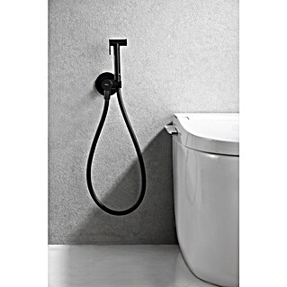 Imex Génova Ducha higiénica inodoro (Negro)