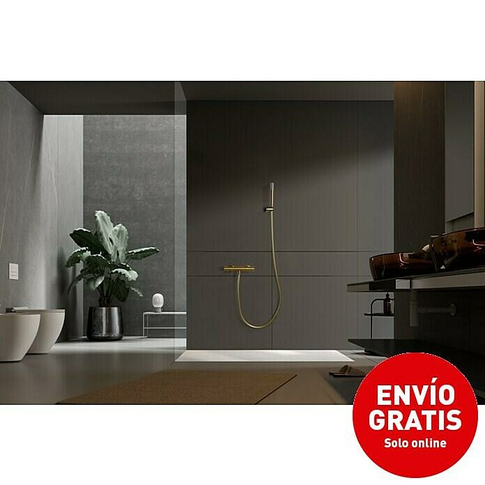 Imex Génova Grifo termostático de ducha (Oro) | BAUHAUS