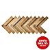Panel de revestimiento Ultrawood Teca Herringbone 