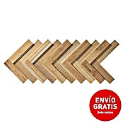 Panel de revestimiento Ultrawood Teca Herringbone (37,5 cm x 18 cm x 15 mm) | BAUHAUS